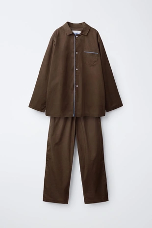 Пижамная рубашка с контрастной отделкой для 6-14 лет 0fr. paris x zara- Заказать в России