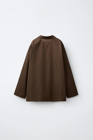 Пижамная рубашка с контрастной отделкой для 6-14 лет 0fr. paris x zara- Заказать в России