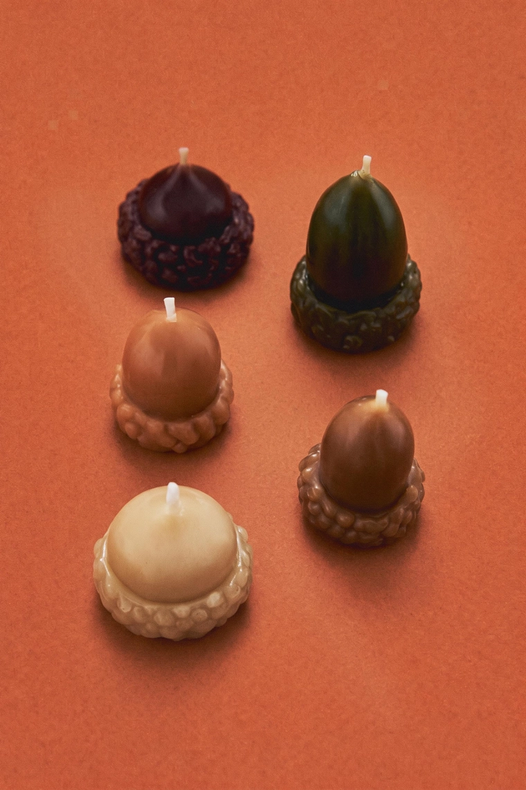 Ароматические свечи в форме желудей pumpkin spice (набор из 5 шт.)