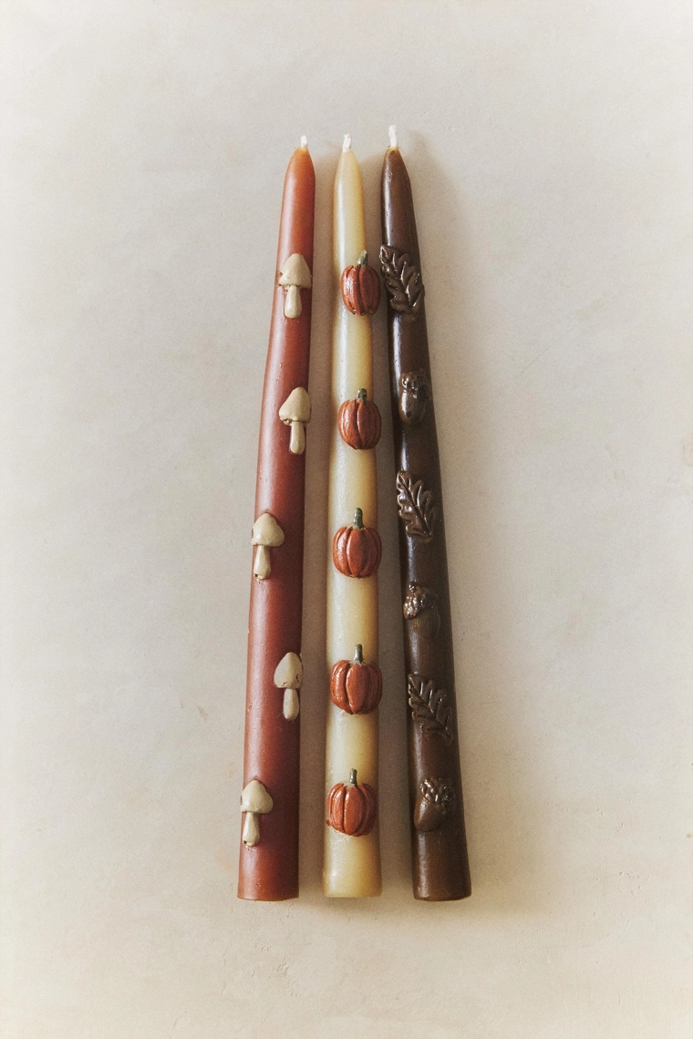 Набор ароматических свечей pumpkin spice (3 шт.)
