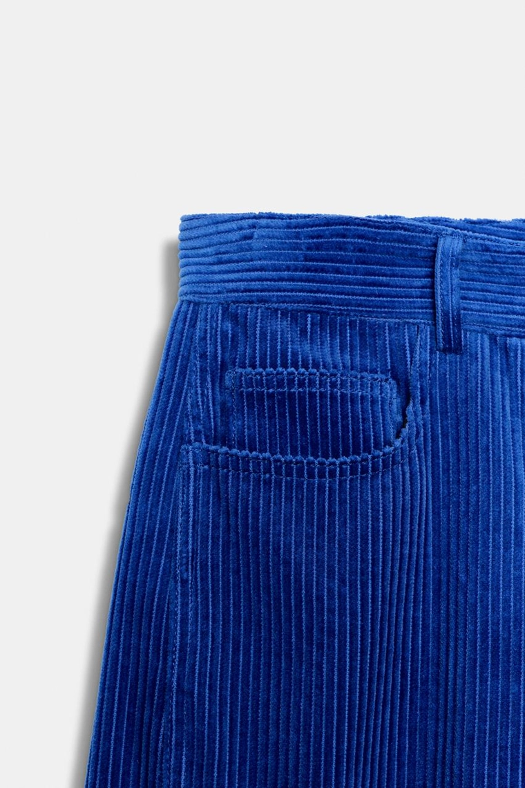 Вельветовые брюки с карманами Zara «ZW»