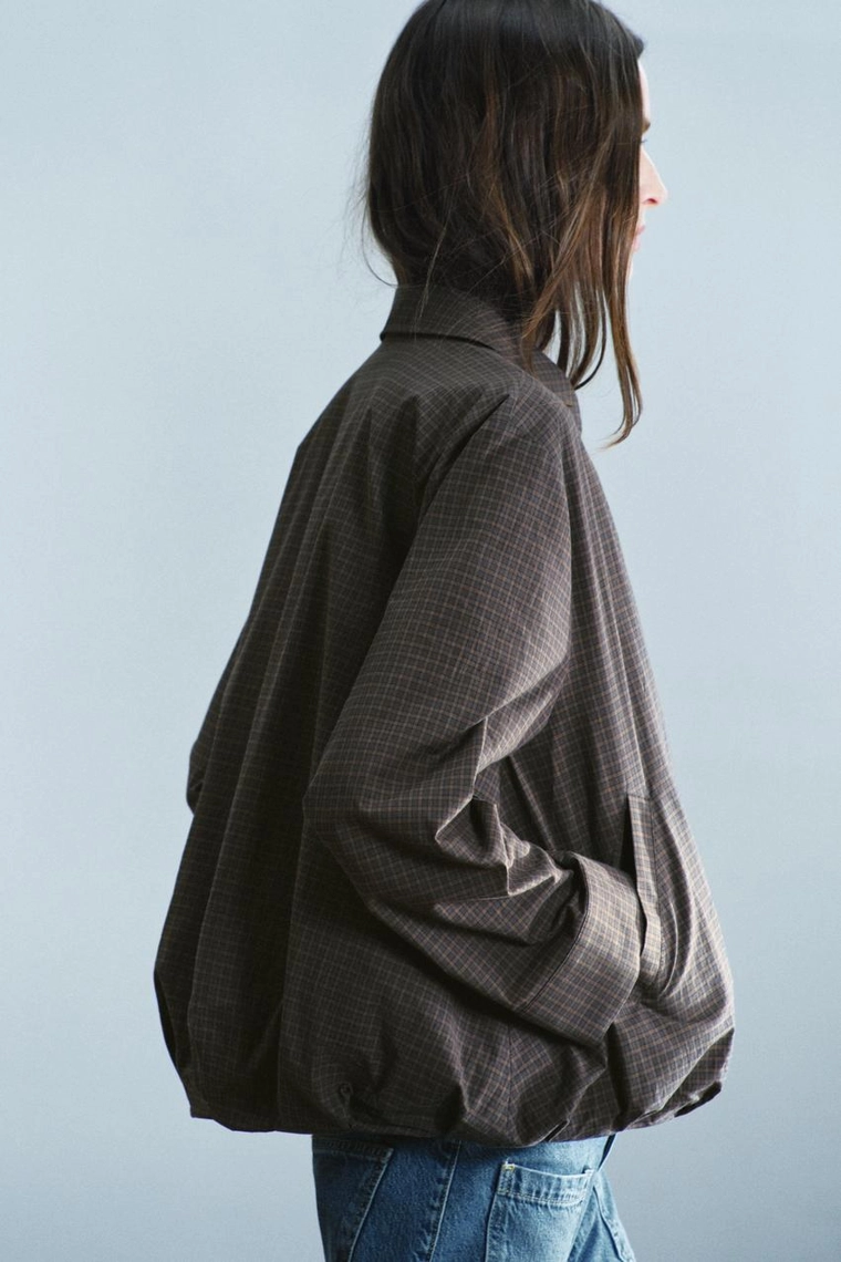 Бомбер из хлопка Zara «ZW»