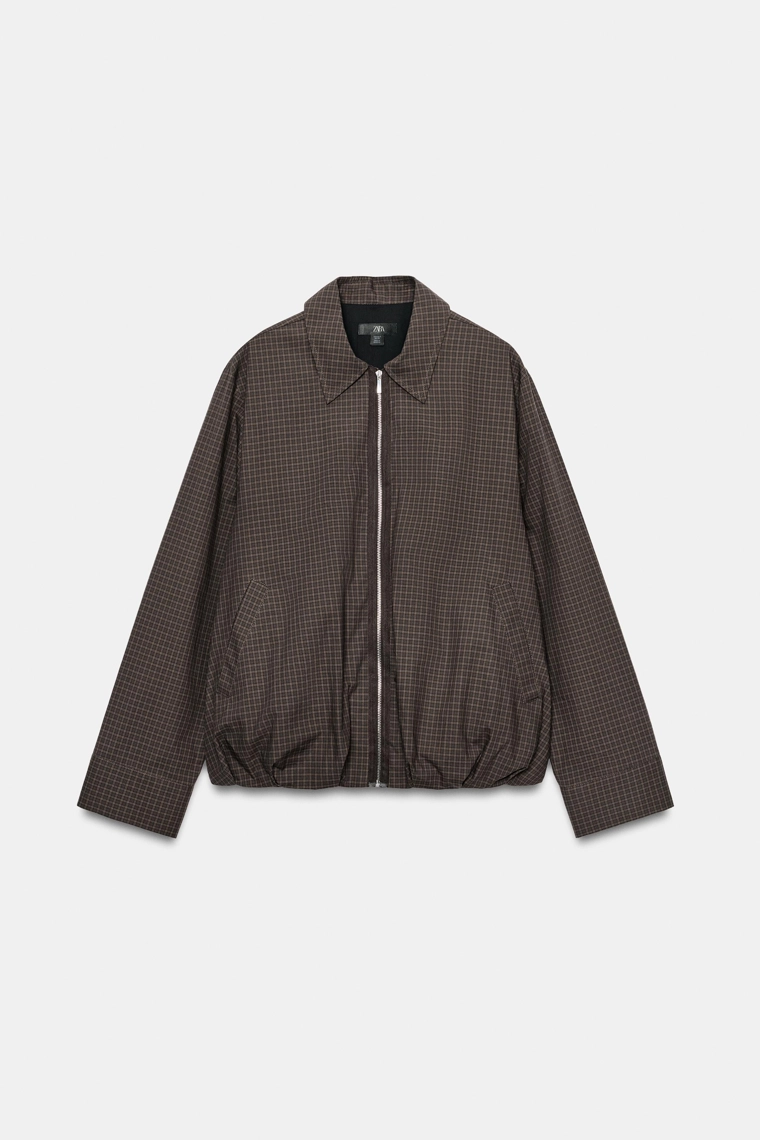 Бомбер из хлопка Zara «ZW»