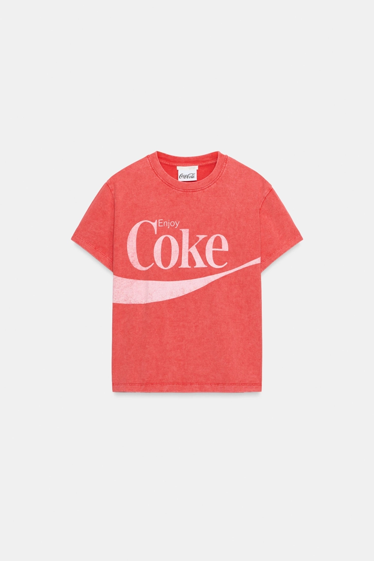 Футболка coca-cola® с эффектом стирки