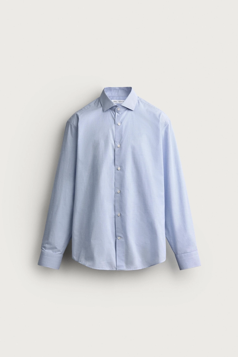 Рубашка regular fit в клетку