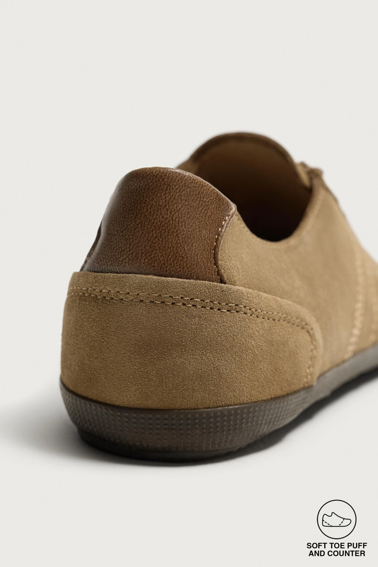 Кожаные кроссовки barefoot