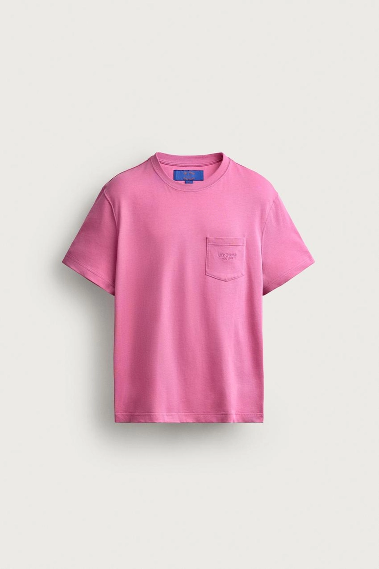 Футболка с вышитым карманом 0fr. paris x zara