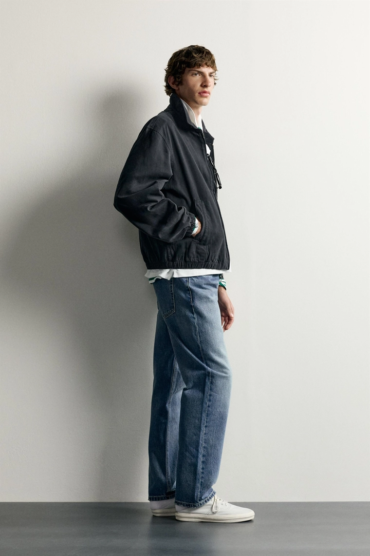 Куртка из хлопка с эффектом выцветания 0fr. paris x zara