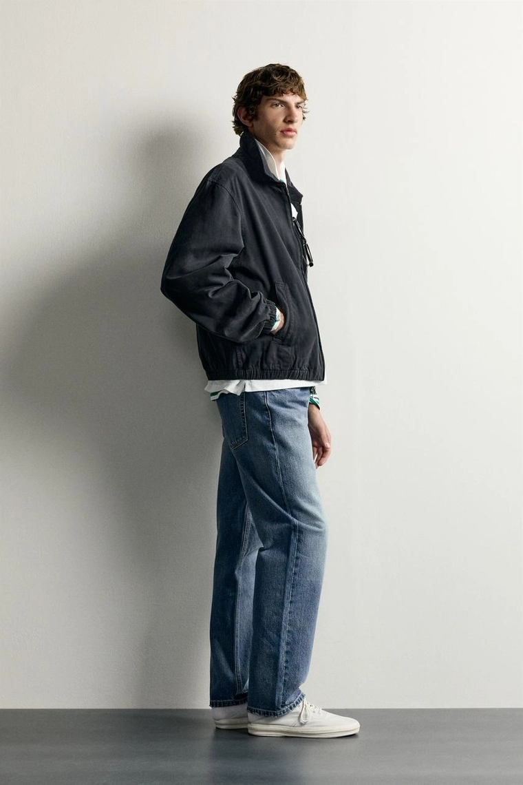 Куртка из хлопка с эффектом выцветания 0fr. paris x zara