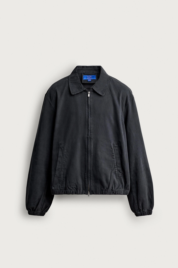 Куртка из хлопка с эффектом выцветания 0fr. paris x zara