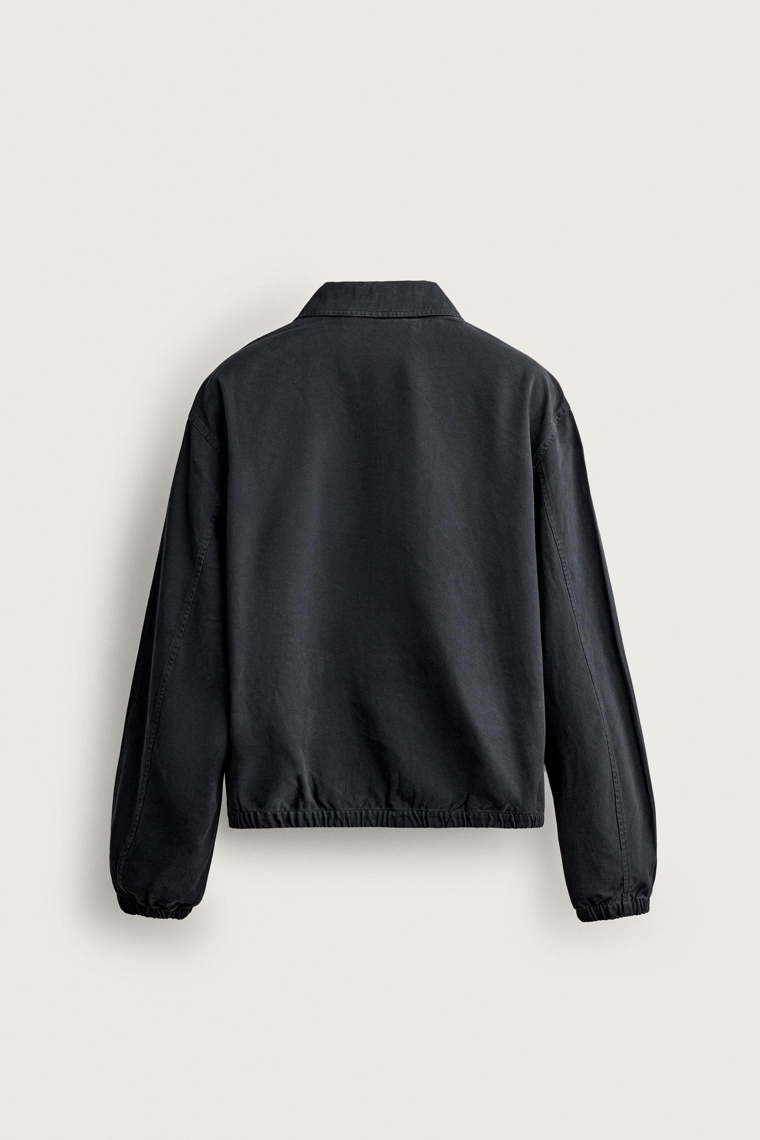 Куртка из хлопка с эффектом выцветания 0fr. paris x zara