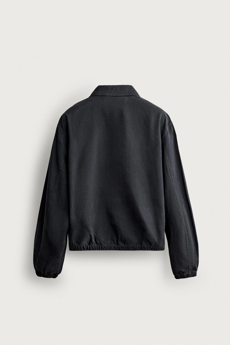 Куртка из хлопка с эффектом выцветания 0fr. paris x zara