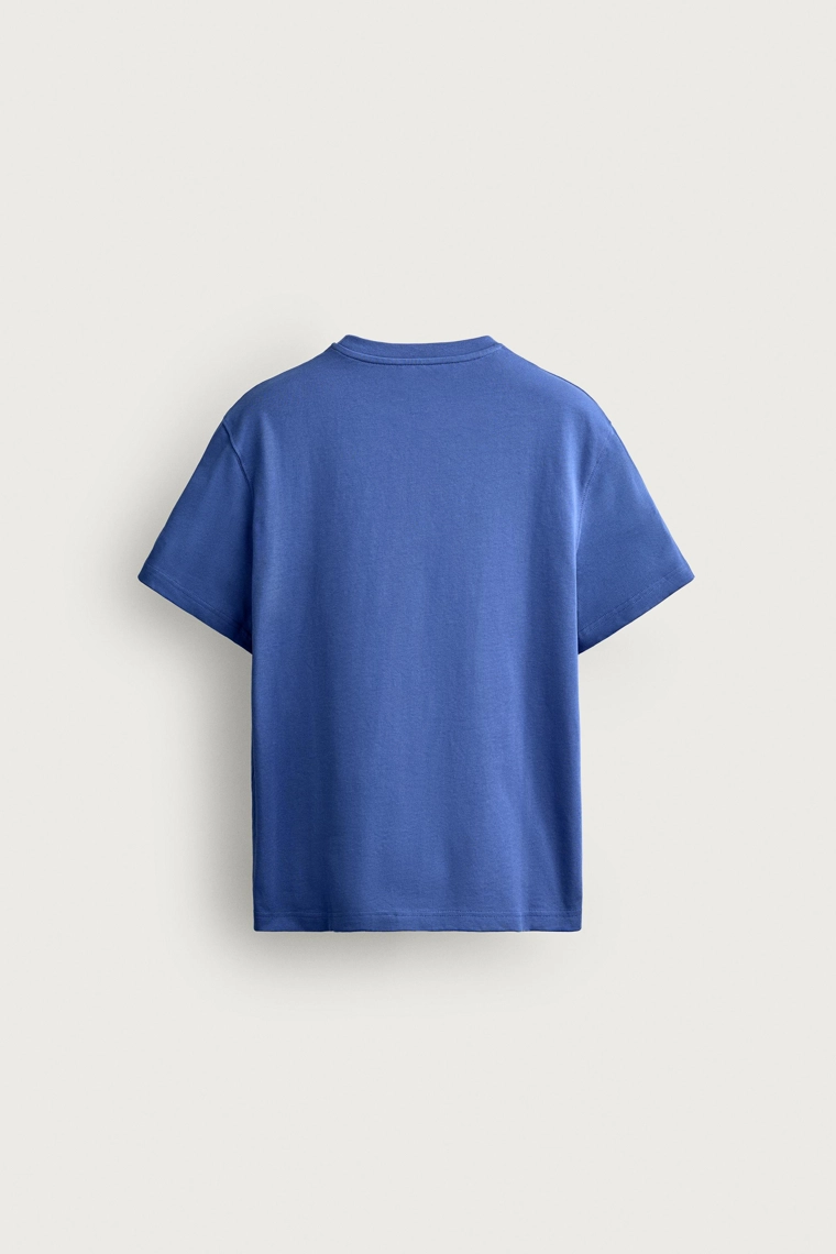 Футболка с вышитым нагрудным карманом 0fr. paris x zara