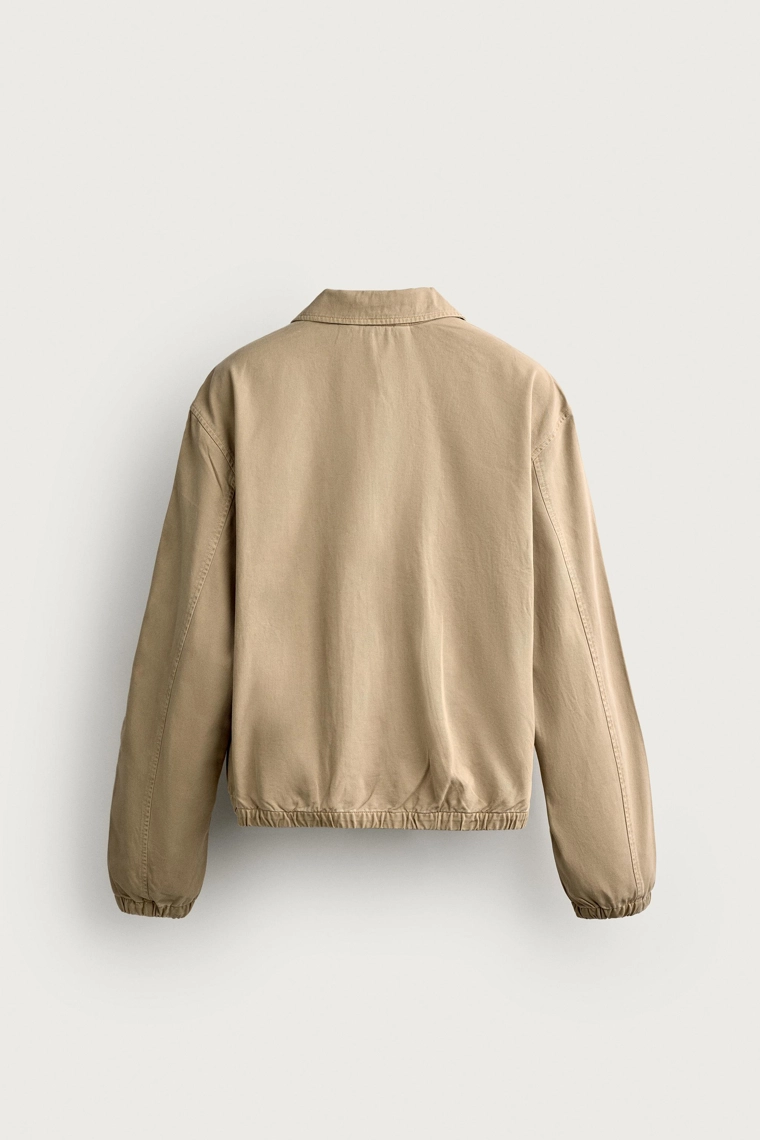 Куртка из хлопка с эффектом варки 0fr. paris x zara