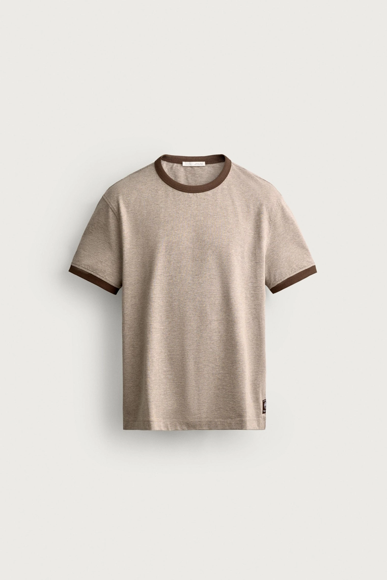 Футболка контрастного дизайна regular fit