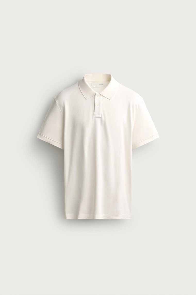 Поло regular fit из хлопка пима