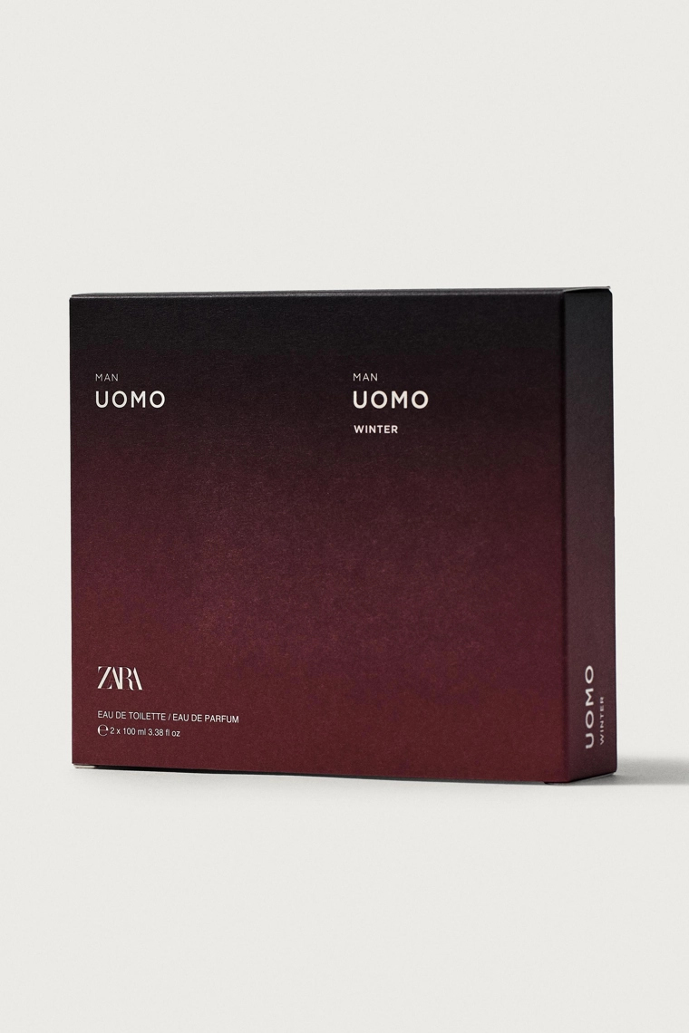 Набор man uomo edt + man uomo winter edp, 2 x 100 мл