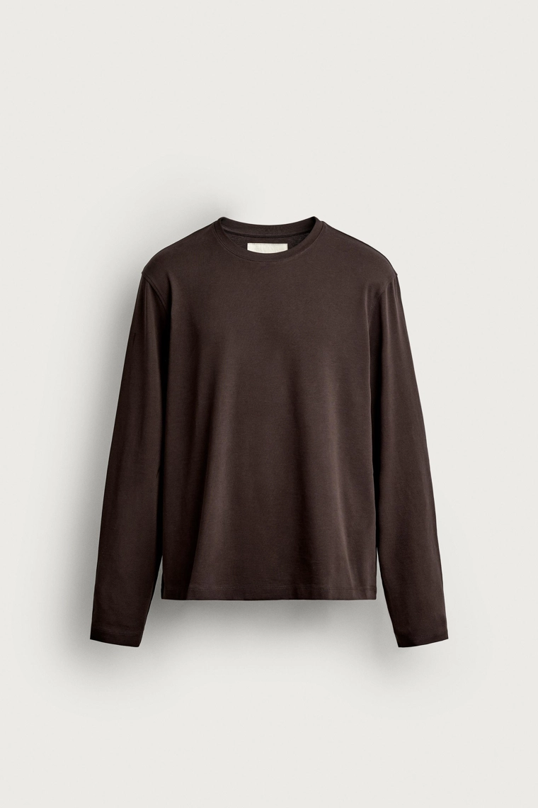 Футболка с длинным рукавом regular fit