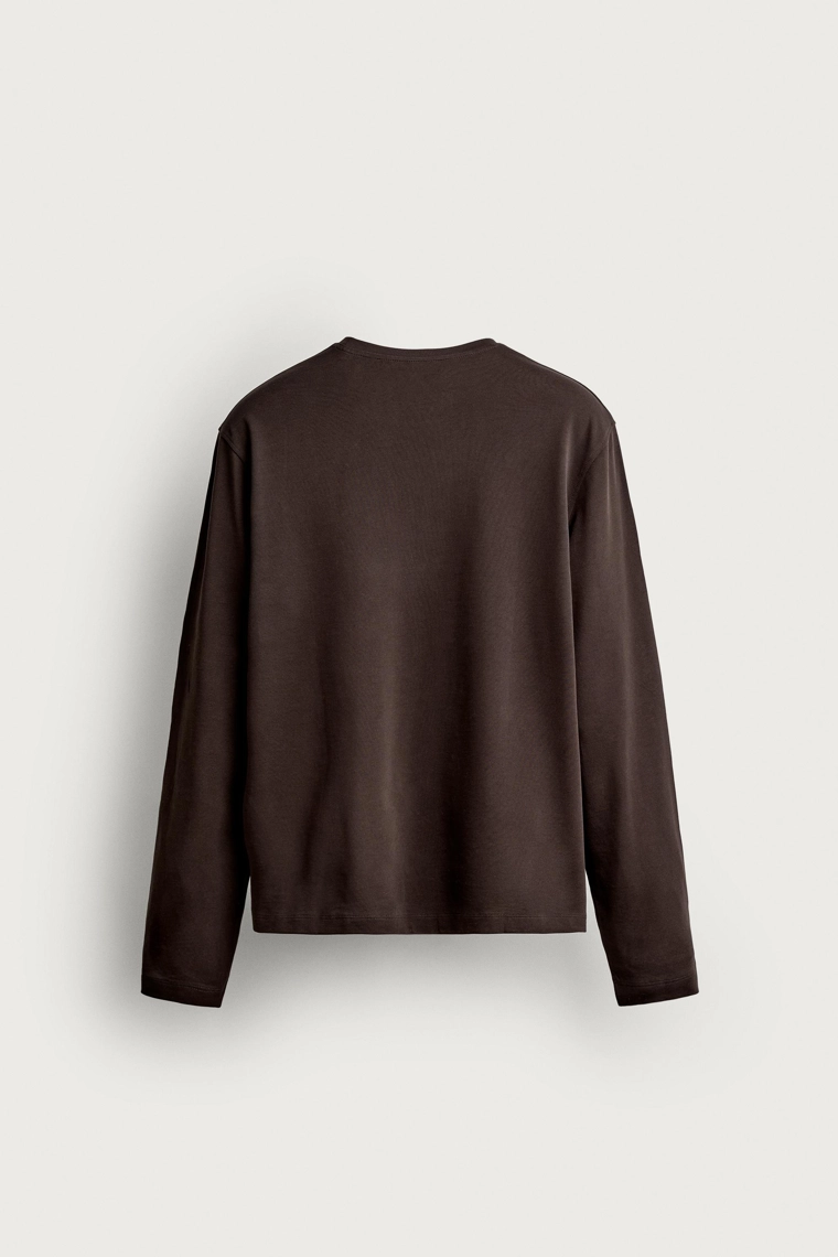 Футболка с длинным рукавом regular fit
