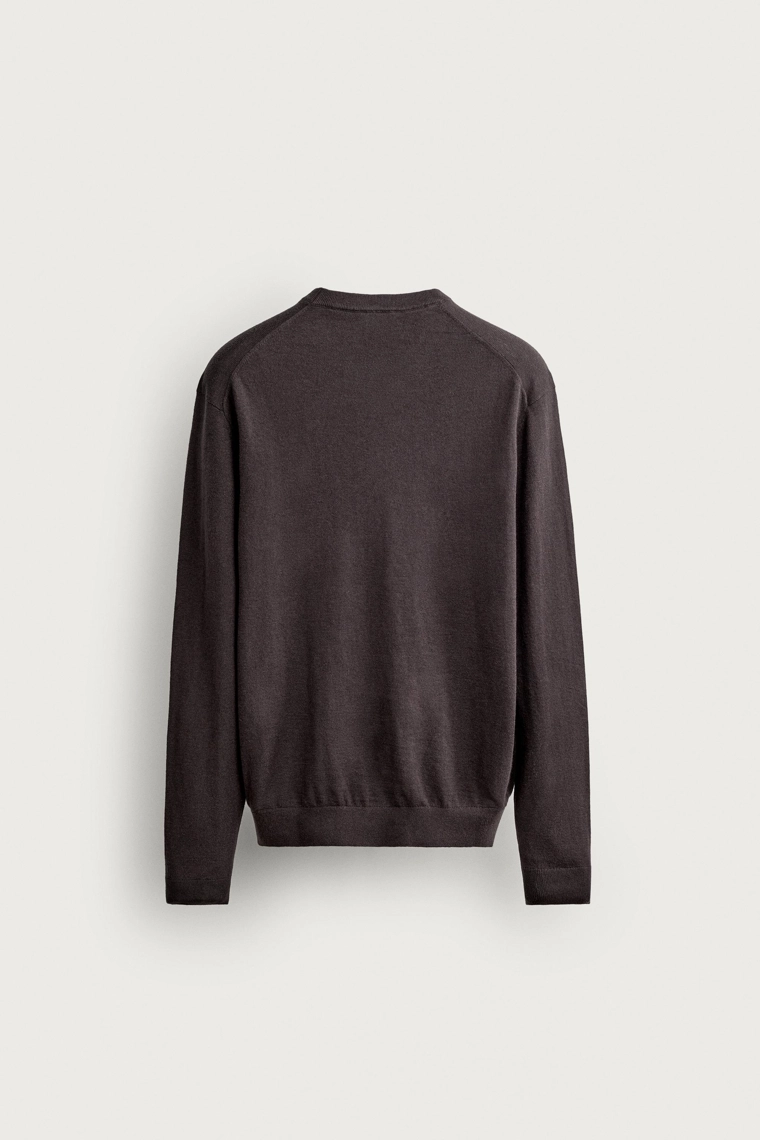 Джемпер regular fit из хлопка и кашемира