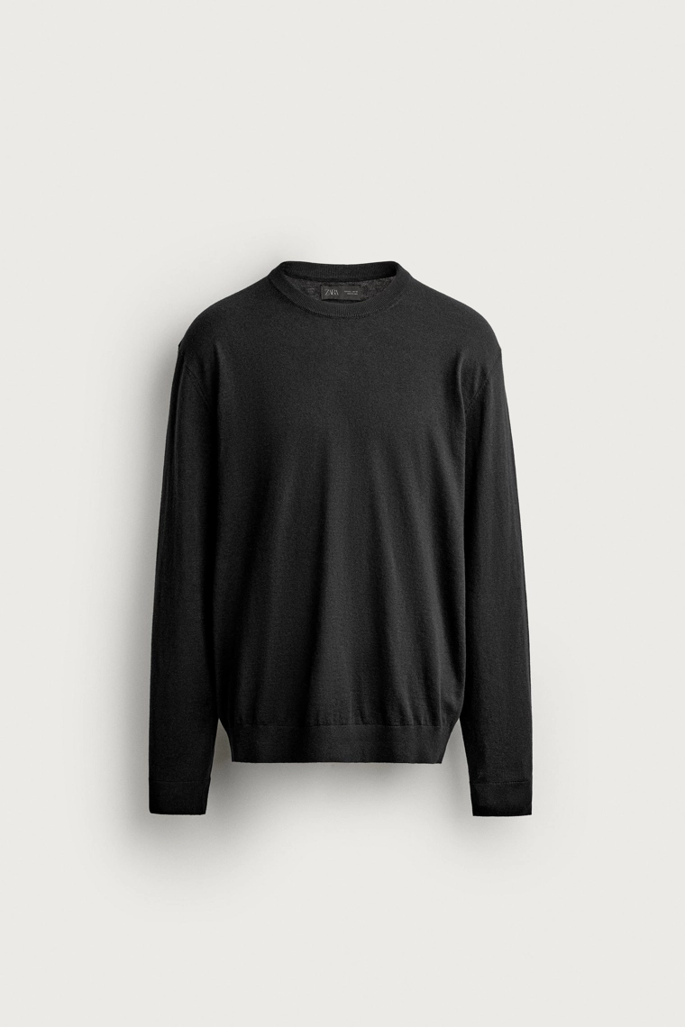 Джемпер regular fit из хлопка и кашемира