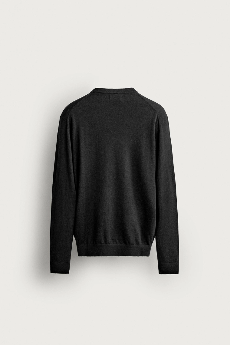 Джемпер regular fit из хлопка и кашемира