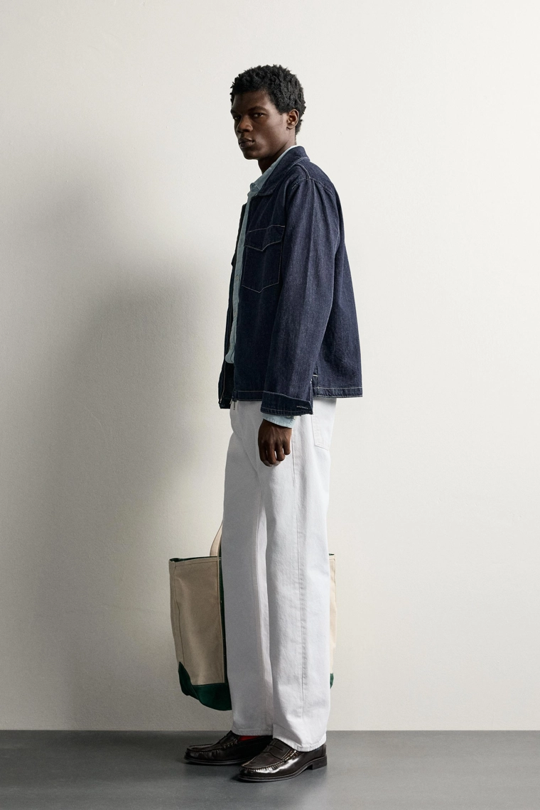 Рубашка на молнии regular fit