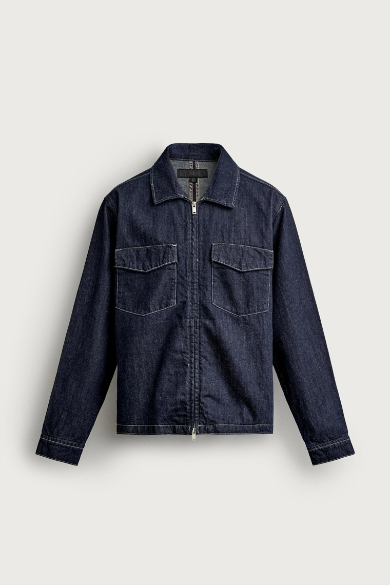Рубашка на молнии regular fit