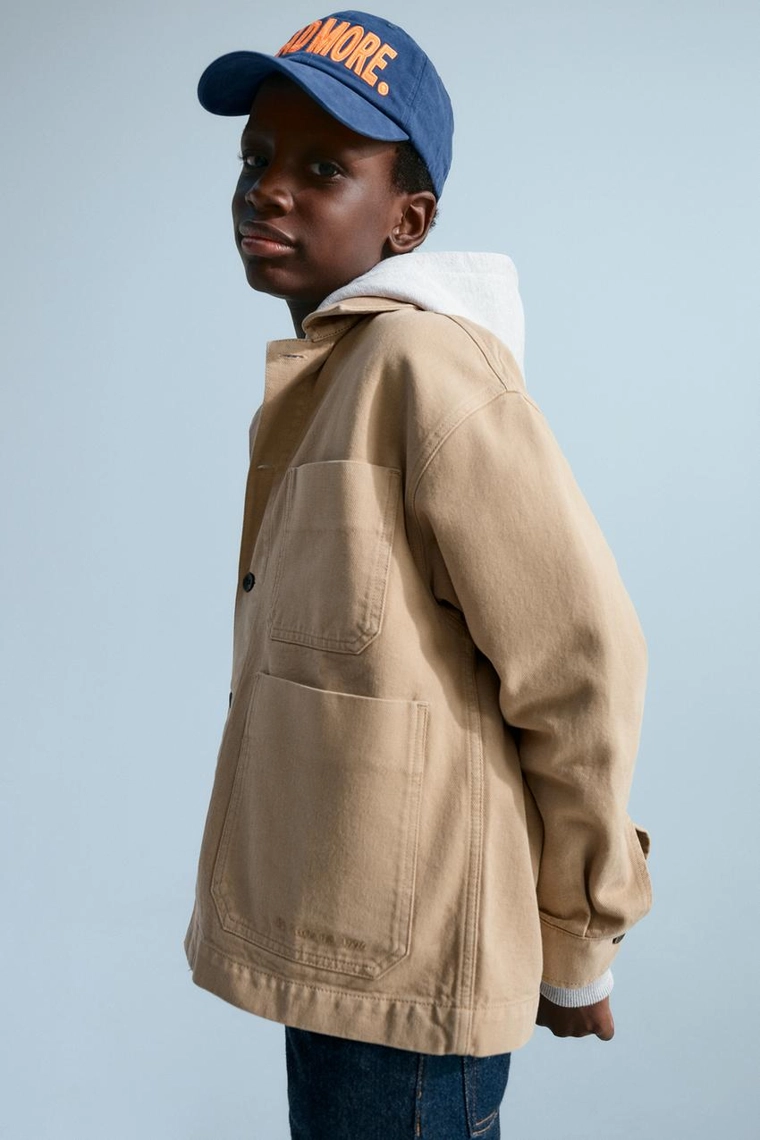 Кепка с вышитым текстовым патчем 0fr. paris x zara