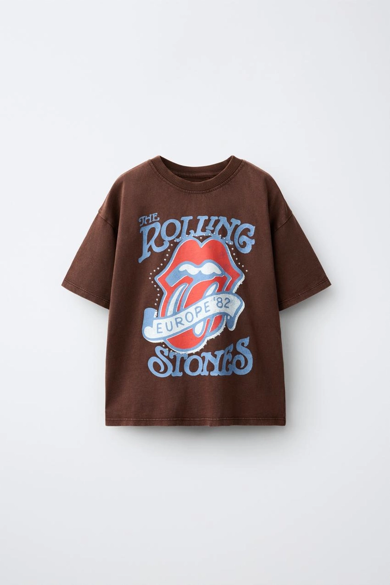 Футболка с принтом rolling stones