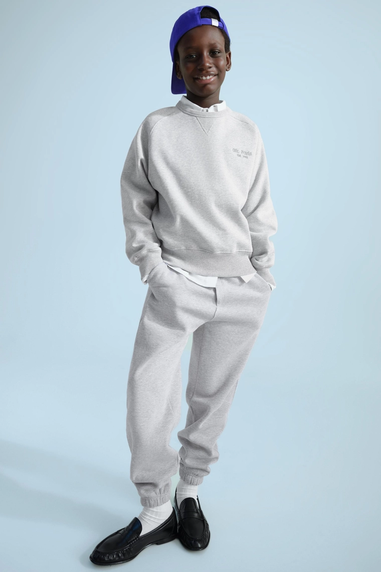 Спортивные брюки с вышитым текстом 0fr. paris x zara
