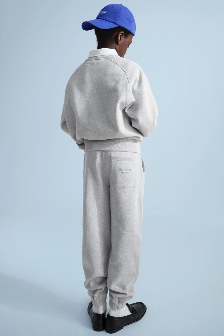 Спортивные брюки с вышитым текстом 0fr. paris x zara