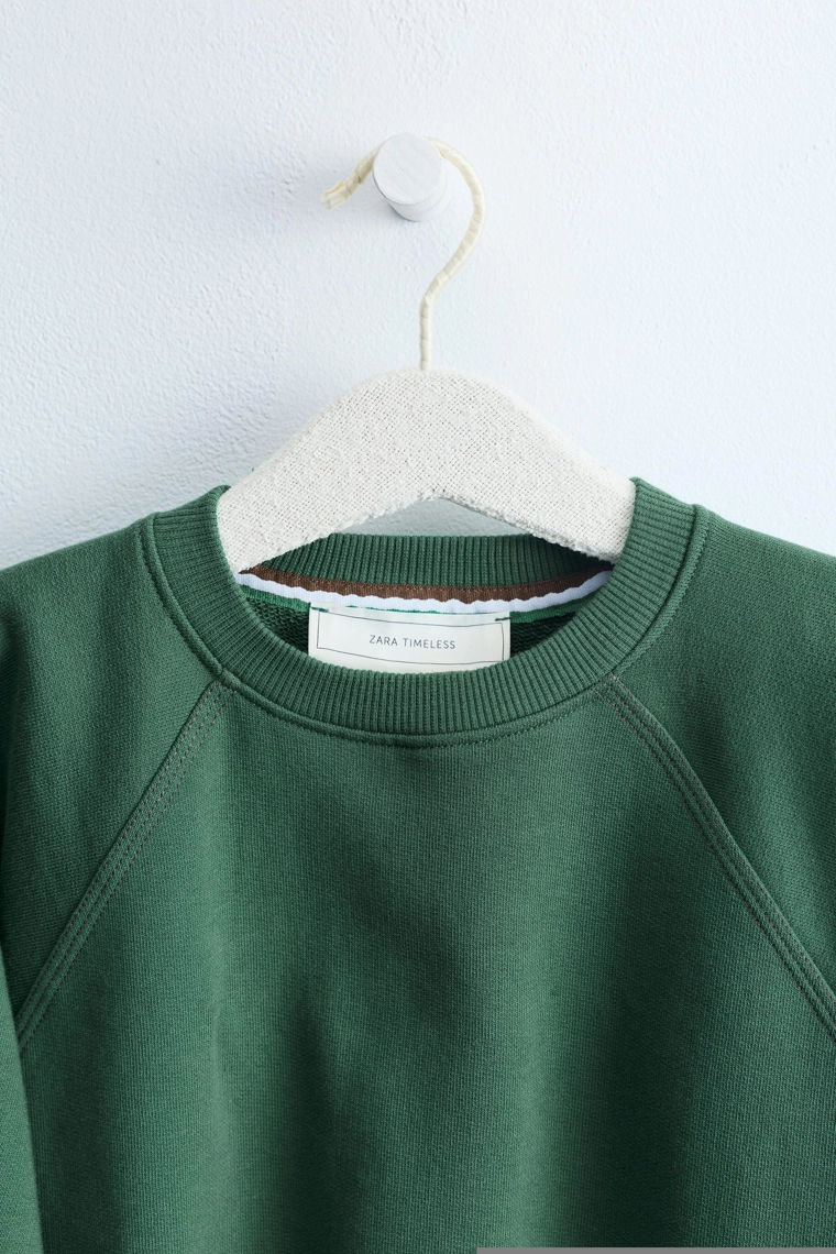 Zara timeless - однотонный свитшот