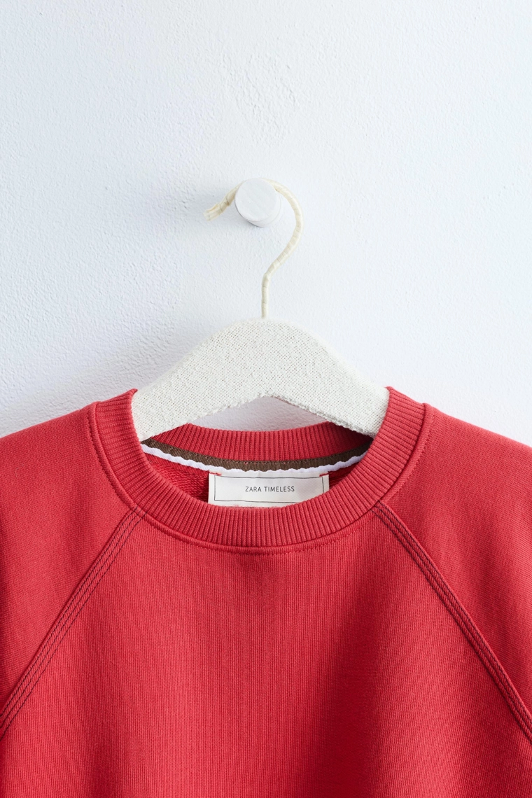Толстовка zara timeless – однотонная