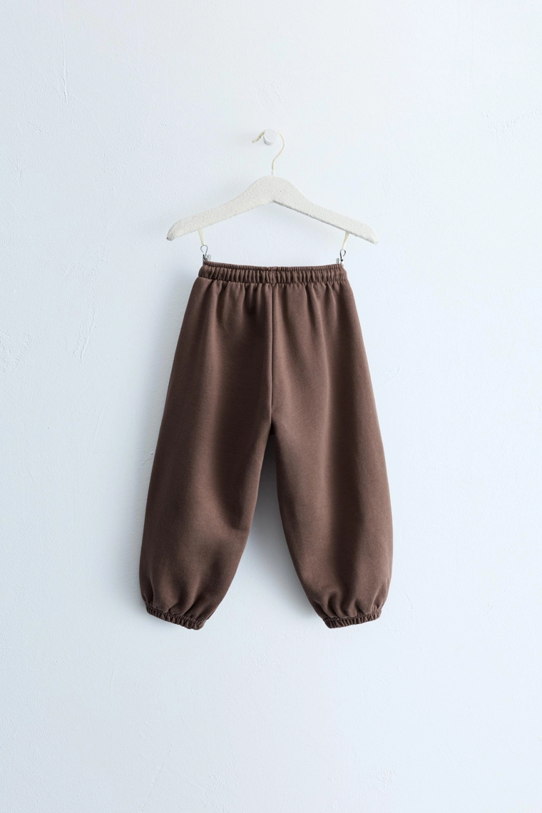 Флисовые джоггеры zara timeless с лейблом
