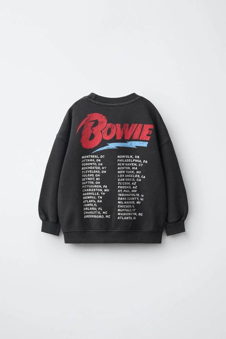 Свитшот с принтом david bowie ©