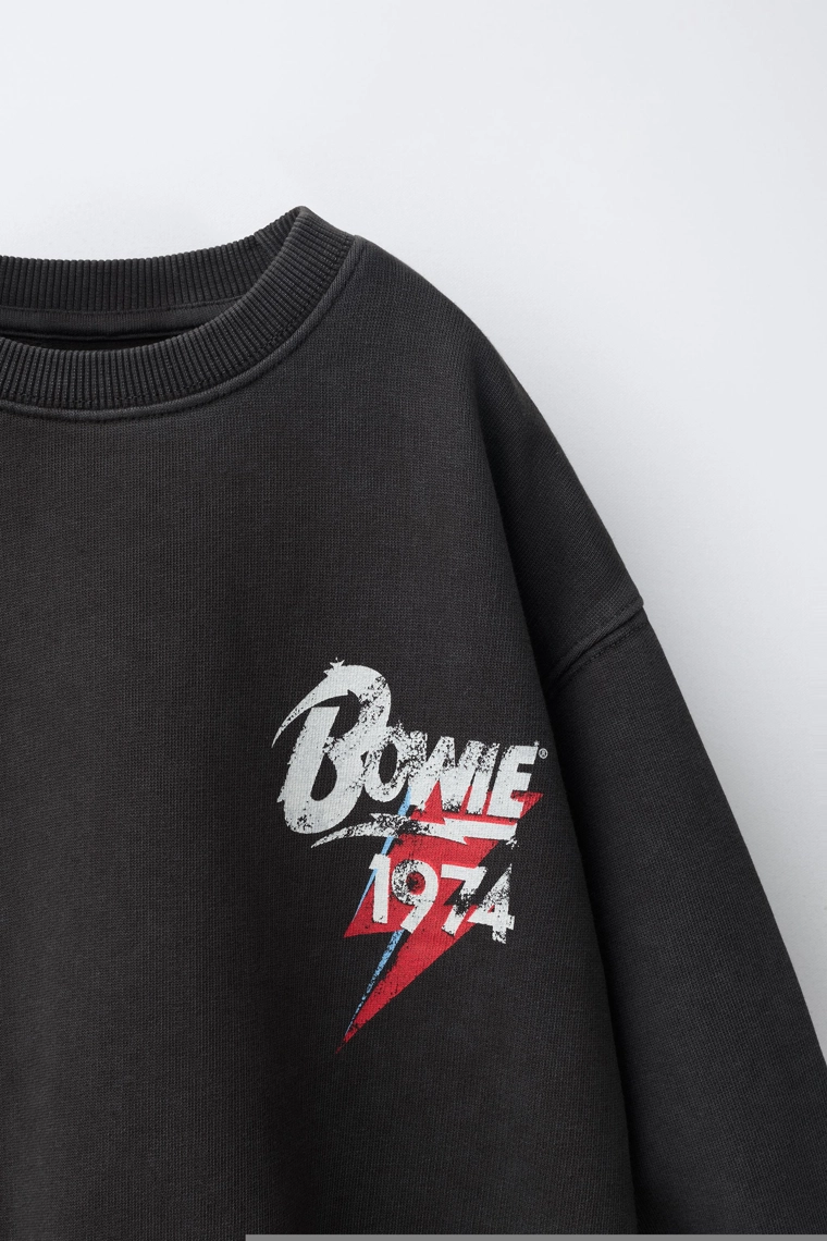 Свитшот с принтом david bowie ©