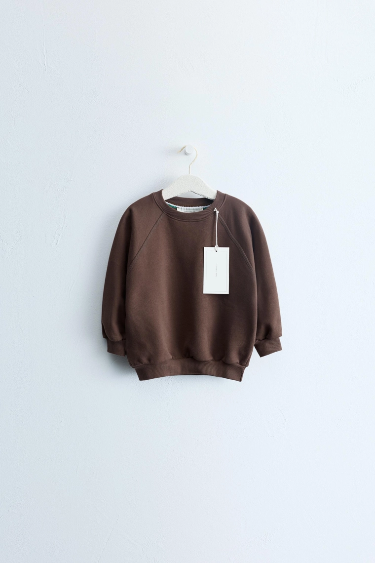 Толстовка zara timeless коричневая