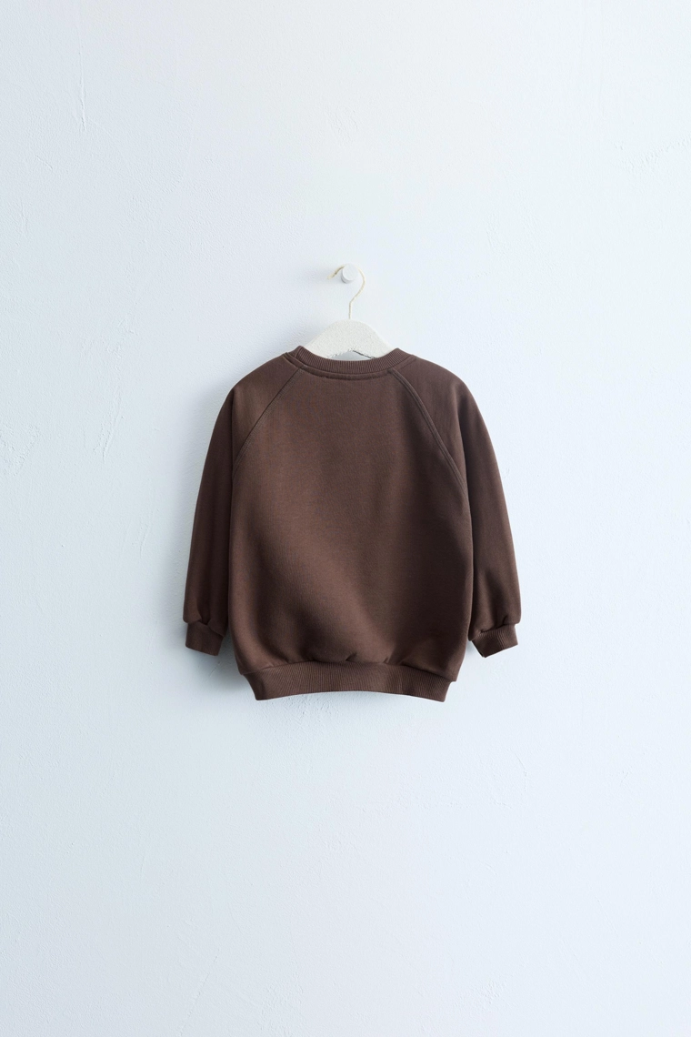 Толстовка zara timeless коричневая