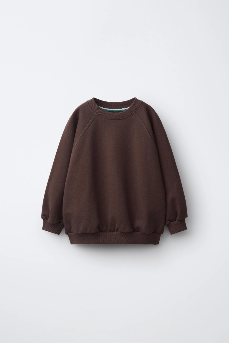 Толстовка zara timeless коричневая