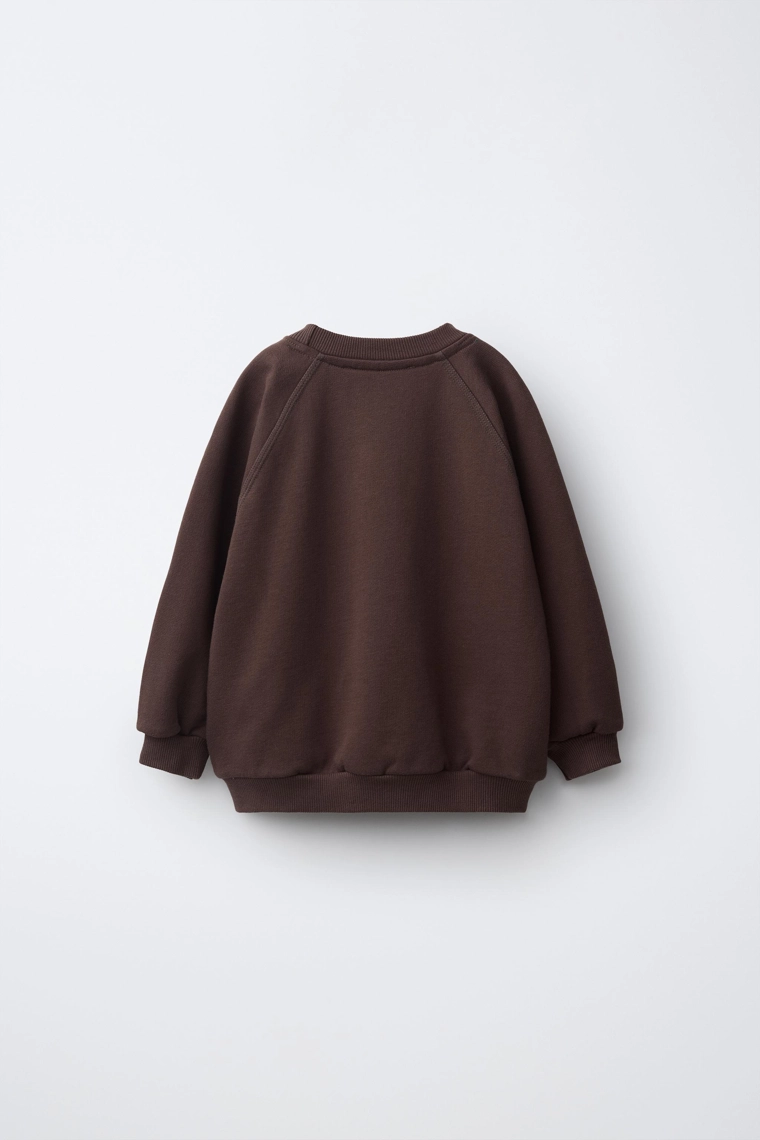 Толстовка zara timeless коричневая