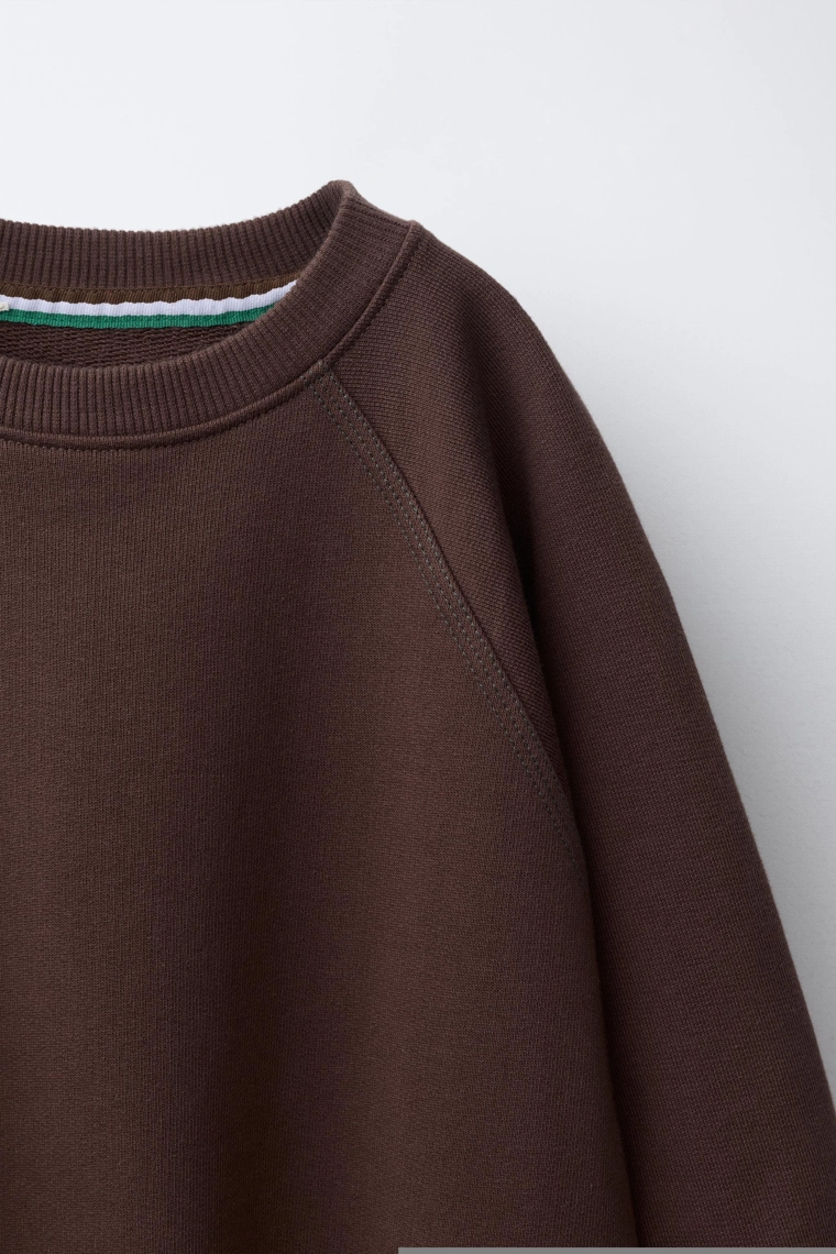 Толстовка zara timeless коричневая