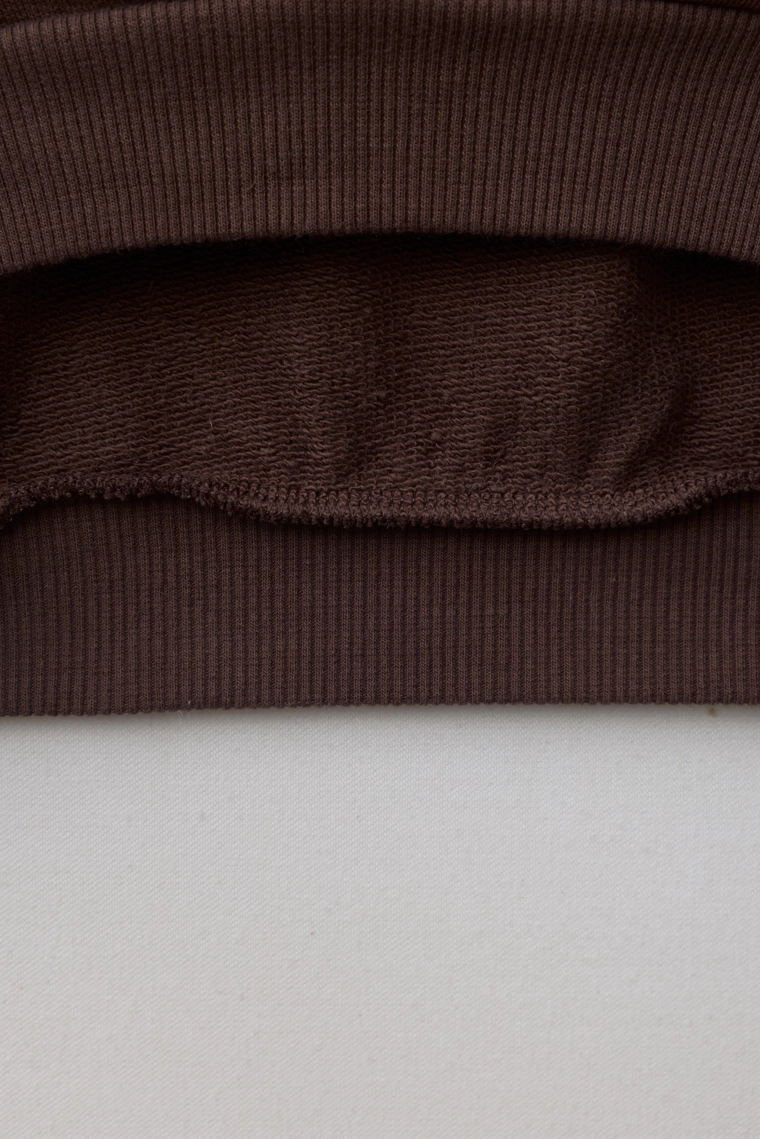 Толстовка zara timeless коричневая
