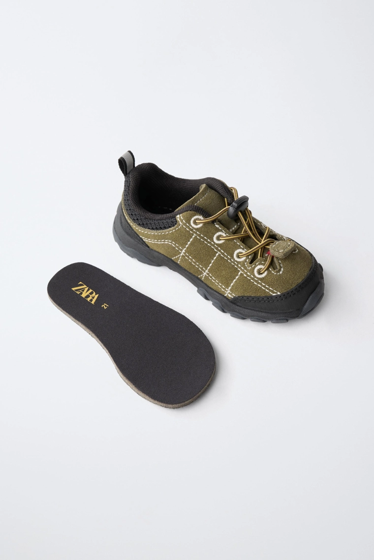Кожаные кроссовки barefoot