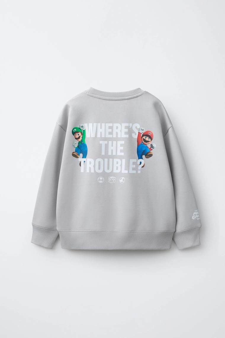 Свитшот с принтом mario bros ™ © nintendo