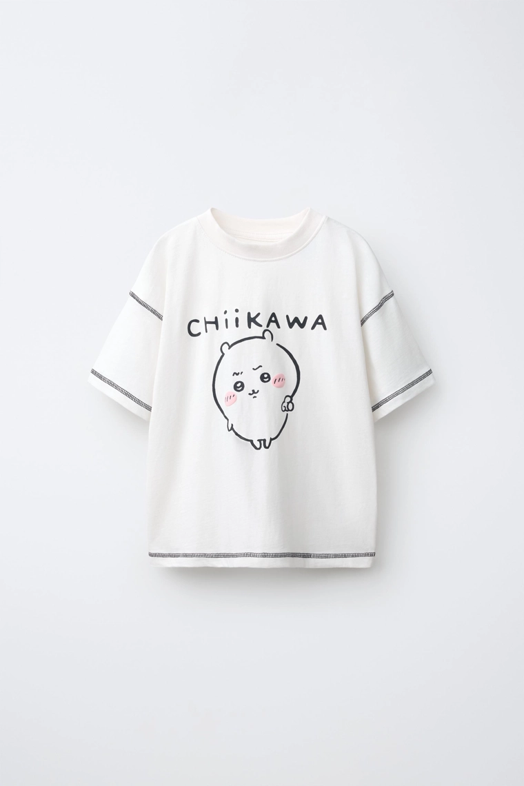 Футболка с принтом chiikawa