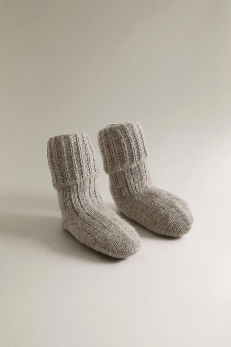 Детские пинетки из альпаки