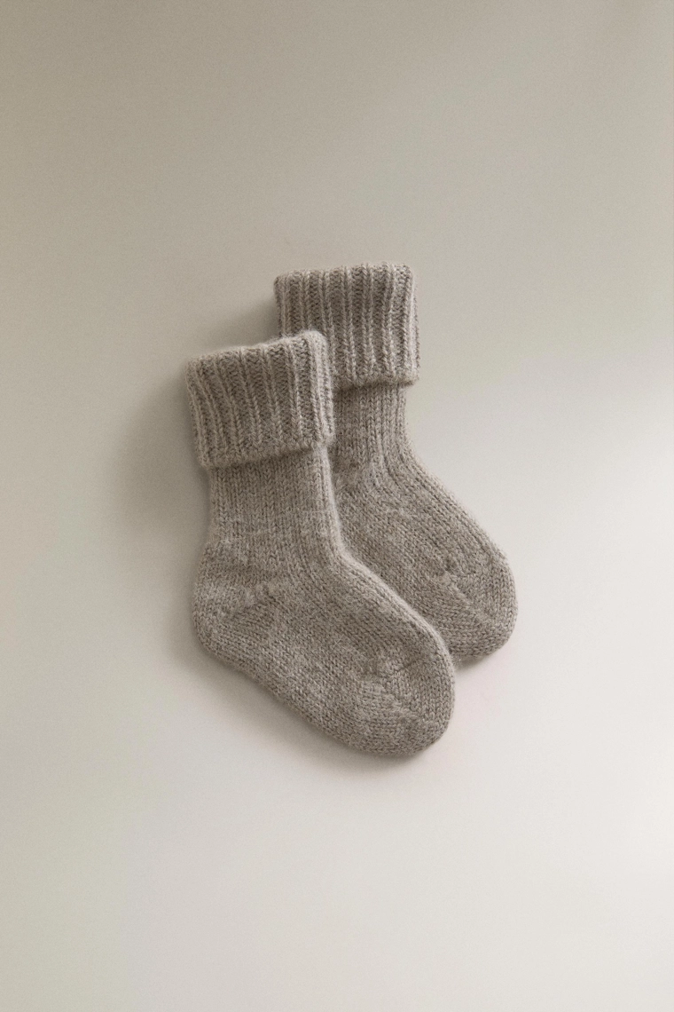 Детские пинетки из альпаки