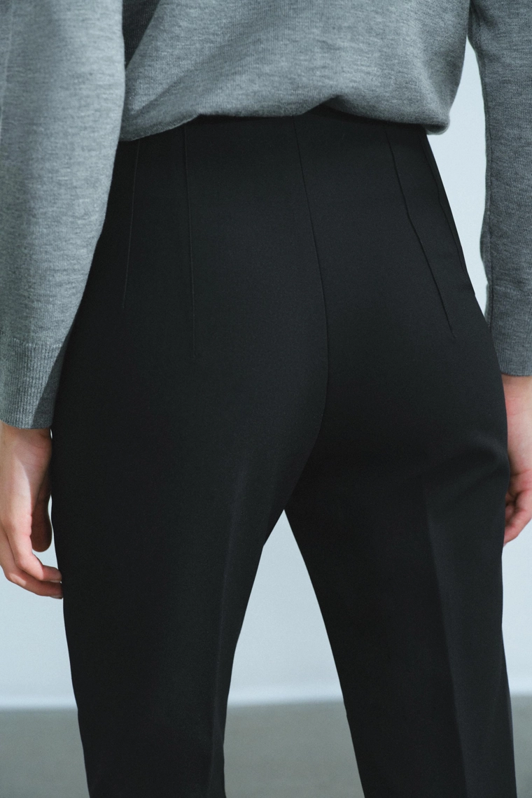 Клёшевые брюки с разрезами Zara «ZW»