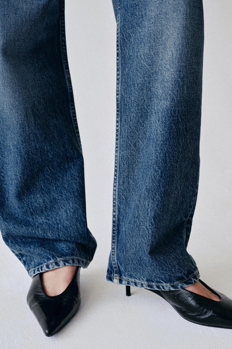 Джинсы прямого кроя средней посадки Zara «ZW»